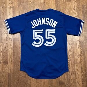Vintage Y2K Majestic Toronto Blue Jays Josh Johnson 55 Baseball Jersey Mens M